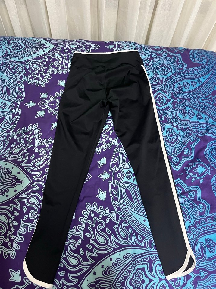 Siyah Orijinal Puma Baskılı Spor Tayt - Görsel 5