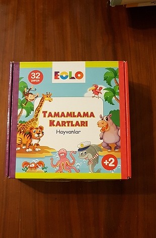 hayvanlar tamamlama kartlari