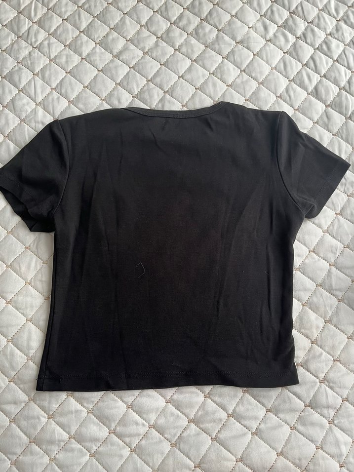 Siyah Crop - Görsel 2