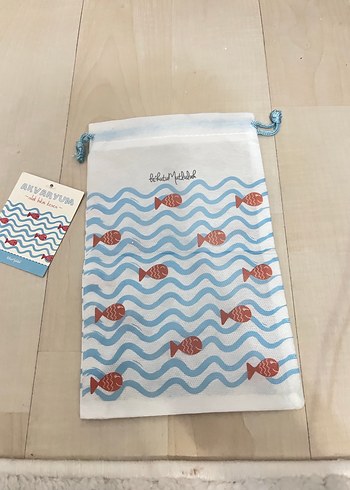 Mavi Desenli bikini kesesi - Görsel 3