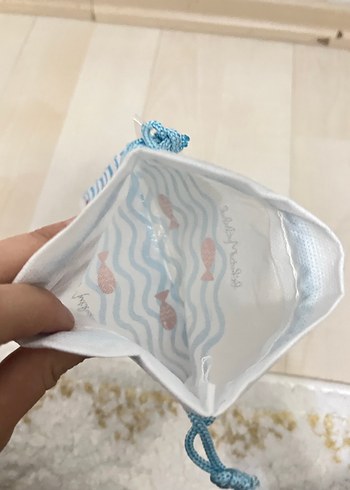 Mavi Desenli bikini kesesi - Görsel 2