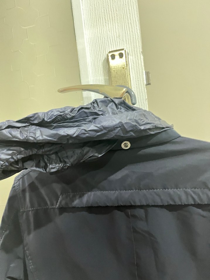 Düğmeli Gri Erkek Sokak Stili Mont - Görsel 4