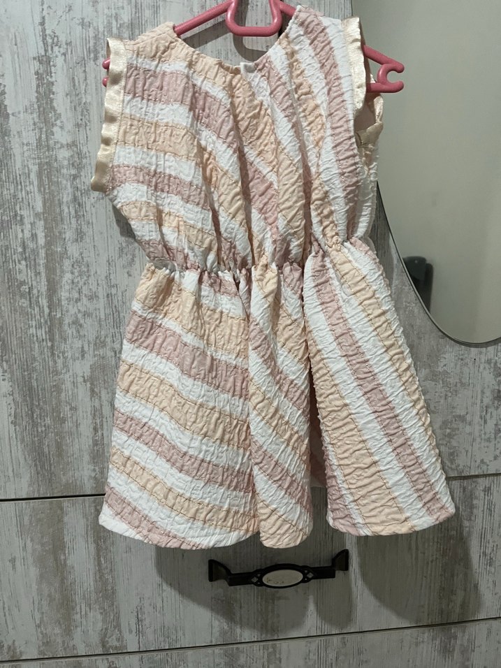 Fırfırlı Kız Çocuk Elbise - Görsel 2