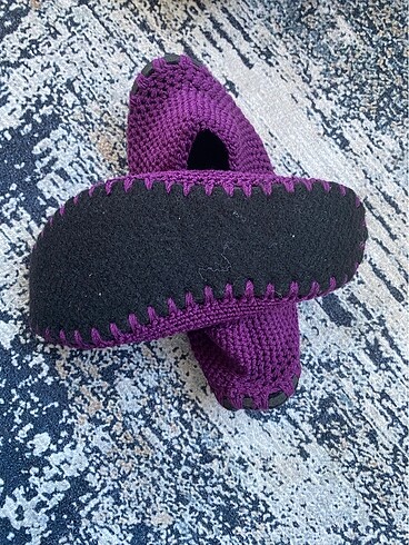 El yapımı örme patik - Görsel 2