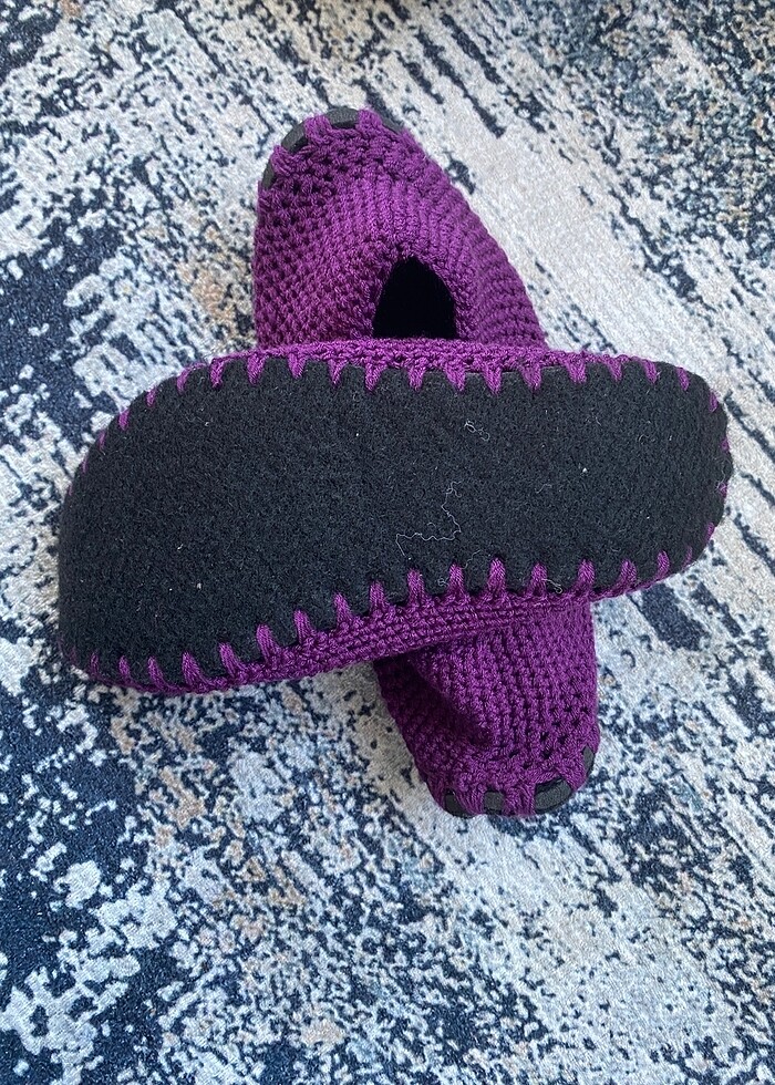 El yapımı örme patik - Görsel 2