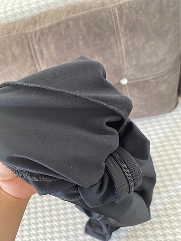 Fermuarlı mini kısa kol toparlayıcı tulum - Görsel 8