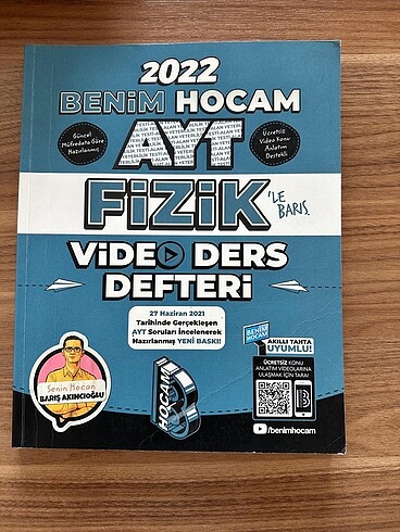 BENİM HOCAM AYT FİZİK VİDEO DERS DEFTERİ