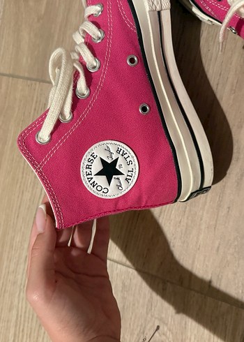 38 Beden pembe Renk converse chuck taylor pembe