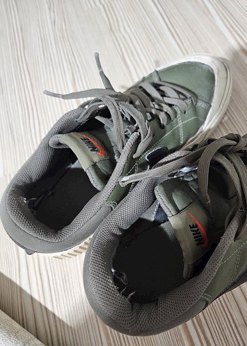 Nike Yeşil Gri Erkek Spor Ayakkabı Platform Taban