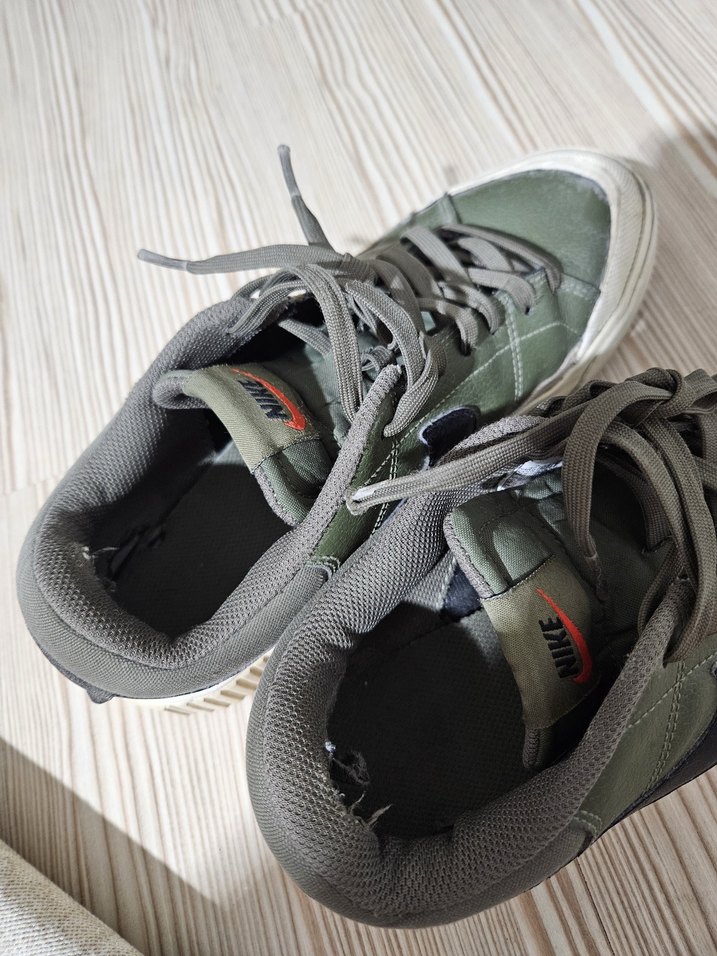 Yeşil Gri Erkek Spor Ayakkabı Platform Taban - Görsel 2