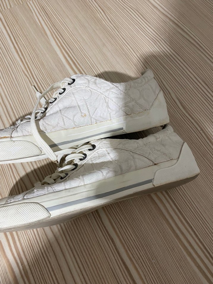 Beyaz Calvin Klein Orijinal Spor Ayakkabı - Görsel 3