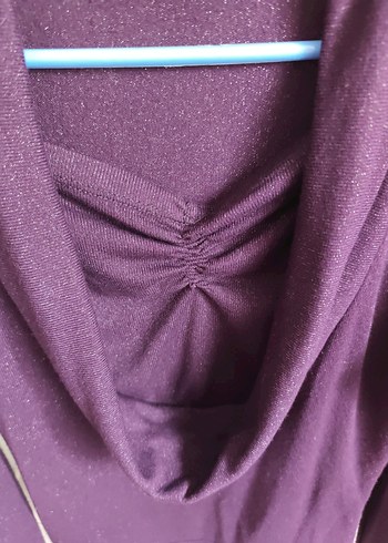 POTİ TRİKO DEGAJE YAKA BLUZ - Görsel 4