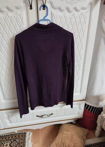 POTİ TRİKO DEGAJE YAKA BLUZ - Görsel 7