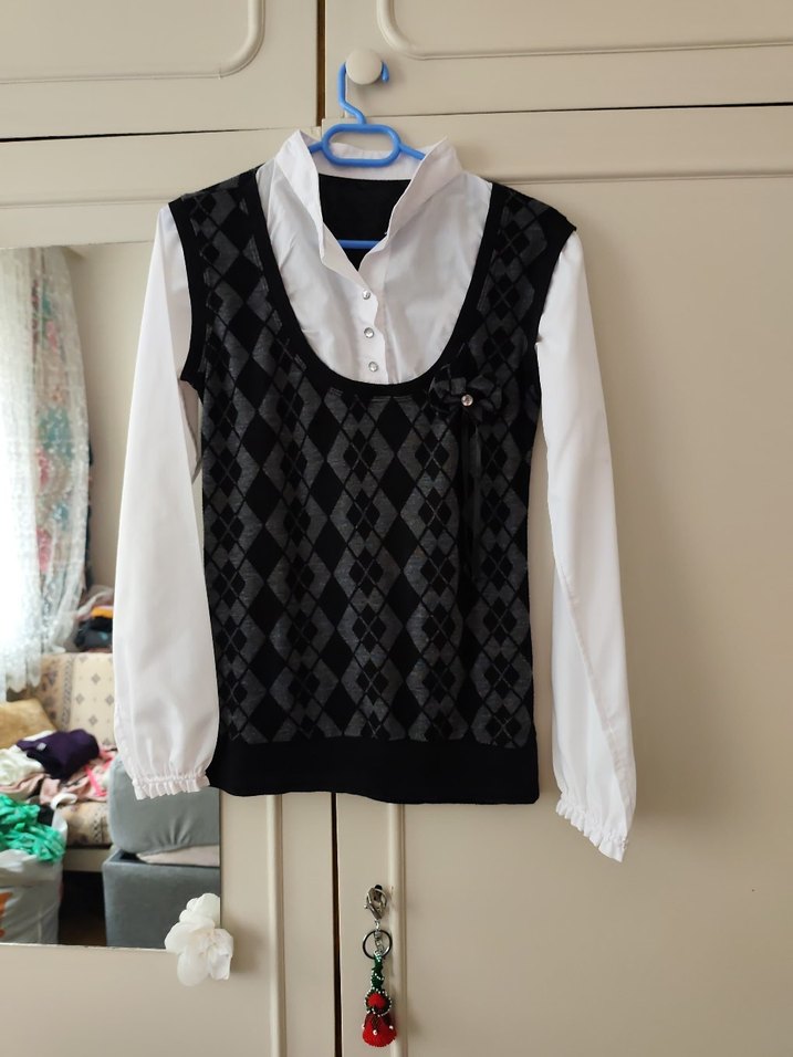 GÖMLEKLİ SÜVETER - Görsel 2