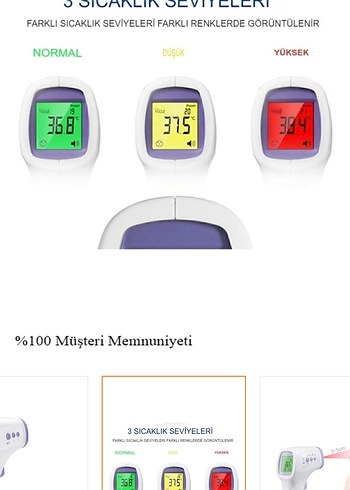Diğer Temassız Dijital Ateş Ölçer