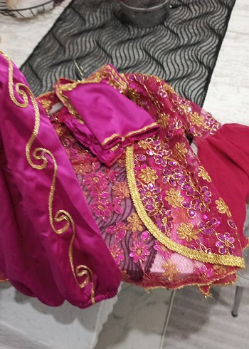 Kız Çocuk Renkli Nakışlı Uzun Kollu Bolero - Görsel 6