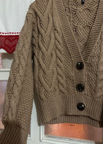 Trendy Bohem Tarzı Örgü Kadın Hırka - Görsel 2