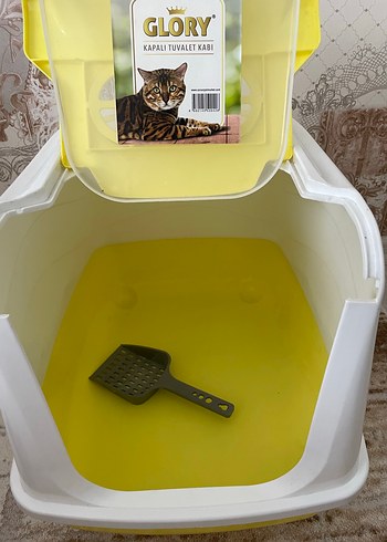 Kapalı Kedi Tuvalet Kabı