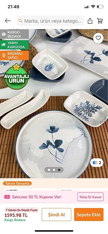 Keramika kahvaltı seti