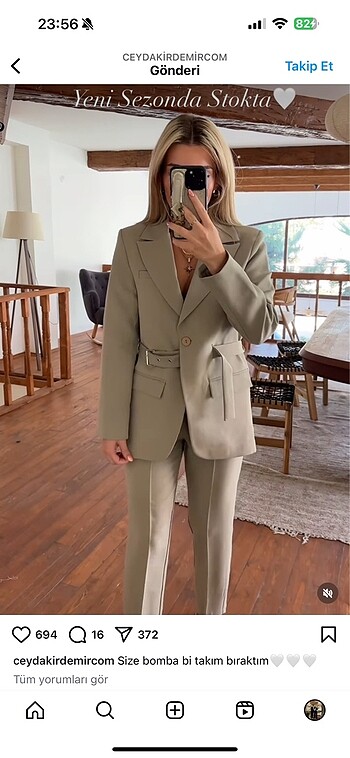 Blazer takım