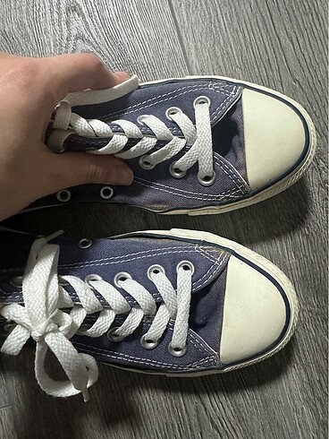 37,5 Beden Mavi converse