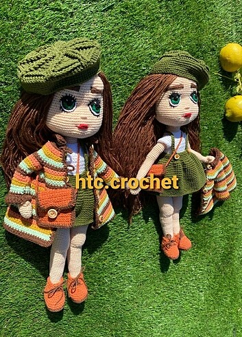 Barbie Amigurumi Eylül bebek kız bebek