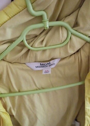 Sarı Nakışlı Bebek Kar Tulumu - Görsel 3