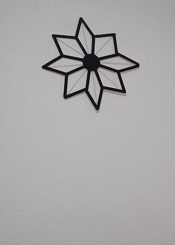 American Vintage Minimalist Siyah Geometrik Broş