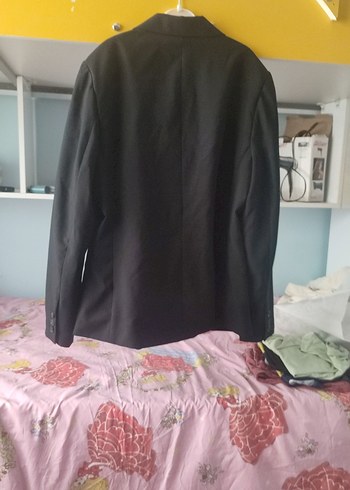 Diğer Siyah Düğmeli Kadın Blazer Ceket