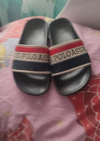 U.S. Polo Assn. Erkek Baskılı Terlik