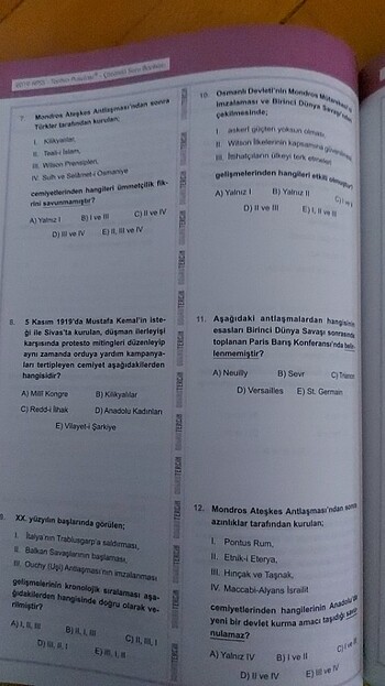  Beden Tarih soru bankası 