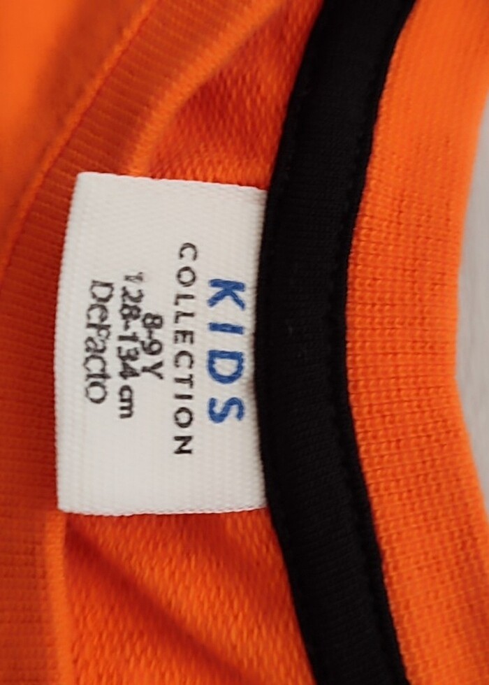 DeFacto kids erkek çocuk sweatshirt turuncu 8-9yaş - Görsel 4