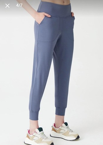 Los Ojos kadın antrasit yüksek bel jogger eşofman altı S beden - Görsel 2