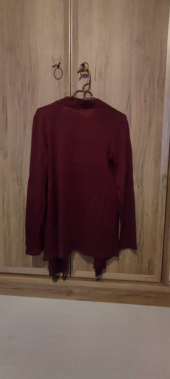 Koton Bordo Uzun Kollu Kadın Hırka S beden - Görsel 2