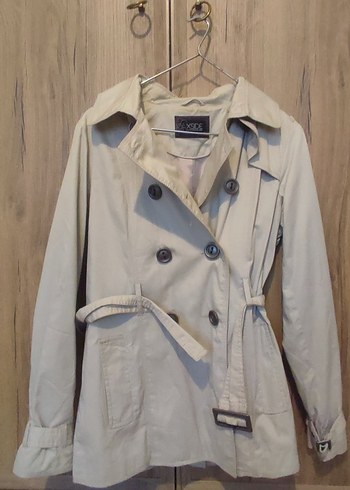 LCW xside Bej Kemerli Kadın Trençkot M beden - Görsel 5