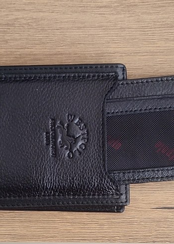 West Polo siyah erkek deri cüzdan - Görsel 4
