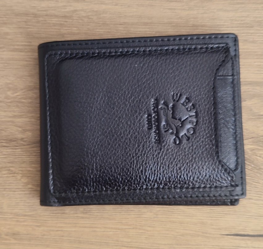 West Polo siyah erkek deri cüzdan - Görsel 5