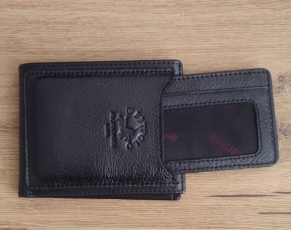 West Polo siyah erkek deri cüzdan - Görsel 4