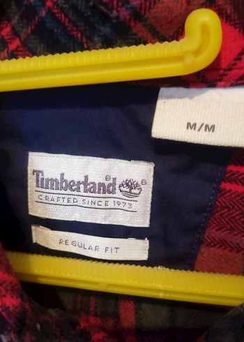 Timberland Kırmızı Ekose Erkek Uzun Kollu Gömlek M - Görsel 3