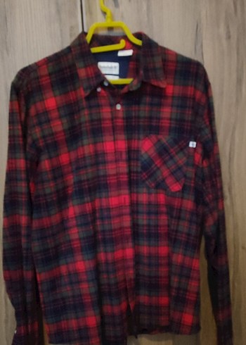 Timberland Kırmızı Ekose Erkek Uzun Kollu Gömlek M - Görsel 4