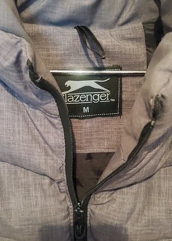 Slezenger erkek Gri Yüksek Yakalı Kapitone Yelek M - Görsel 3