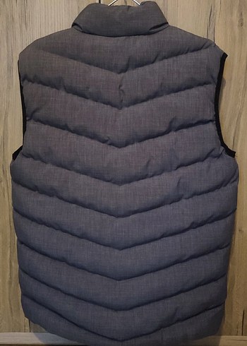 Slezenger erkek Gri Yüksek Yakalı Kapitone Yelek M - Görsel 2