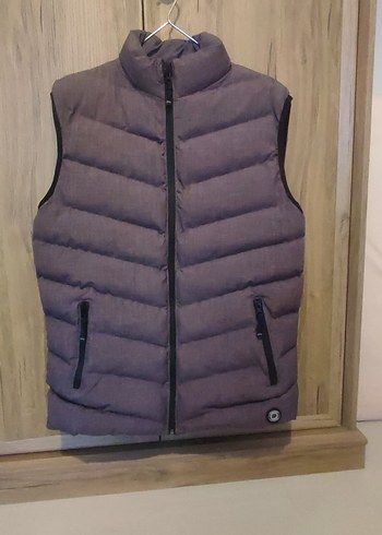 Slezenger erkek Gri Yüksek Yakalı Kapitone Yelek M - Görsel 5