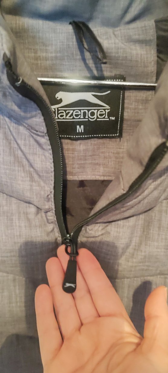 Slezenger erkek Gri Yüksek Yakalı Kapitone Yelek M - Görsel 4