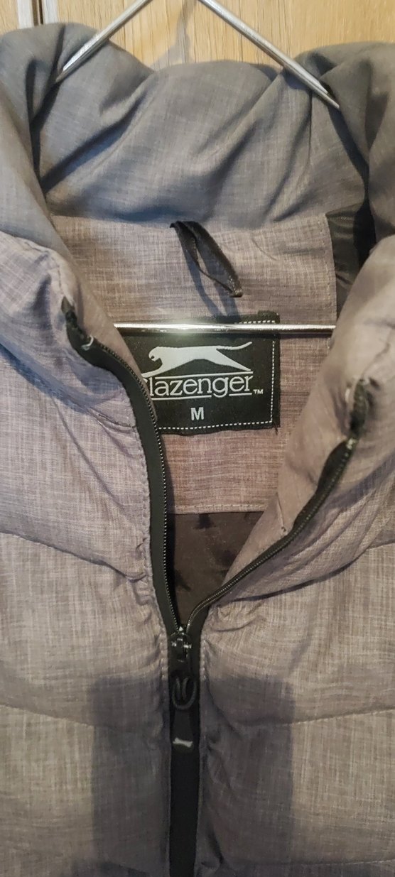 Slezenger erkek Gri Yüksek Yakalı Kapitone Yelek M - Görsel 3