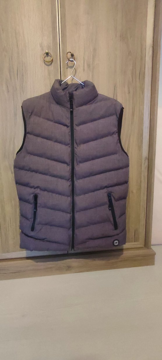 Slezenger erkek Gri Yüksek Yakalı Kapitone Yelek M - Görsel 5