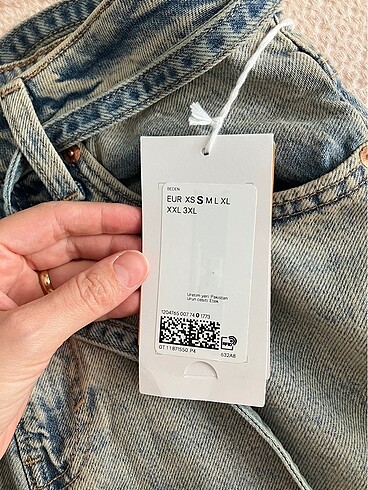 s Beden mavi Renk H&M Feather Soft Etek