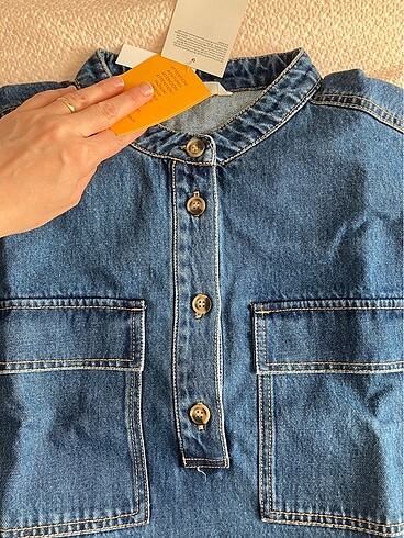 H&M H&M Bol Kesimli Kot Gömlek