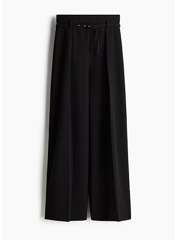 H&M Kemerli Geniş Pantolon