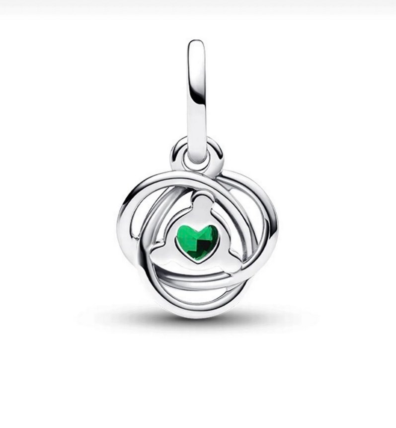 Pandora Yeşil Sonsuz Halka Sallantılı Charm - Görsel 2